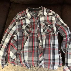 BKE pearl snap shirt